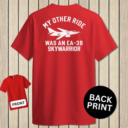 NavyHumor Classic Tee Red / S My Other Ride Was An EA-3B Skywarrior