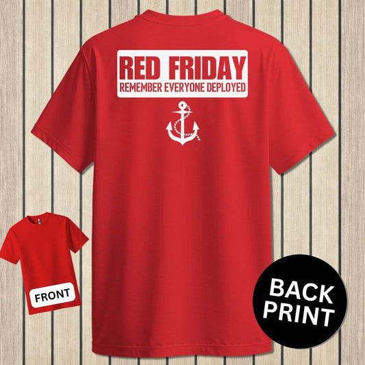 NavyHumor Classic Tee Red / S Red Friday Banner