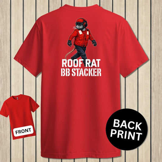NavyHumor Classic Tee Red / S Red Roof Rat - BB Stacker