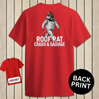 NavyHumor Classic Tee Red / S Red Roof Rat - Crash & Salvage