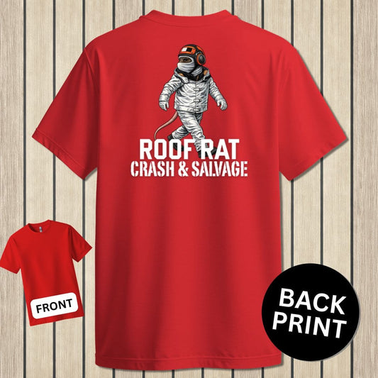 NavyHumor Classic Tee Red / S Red Roof Rat - Crash & Salvage