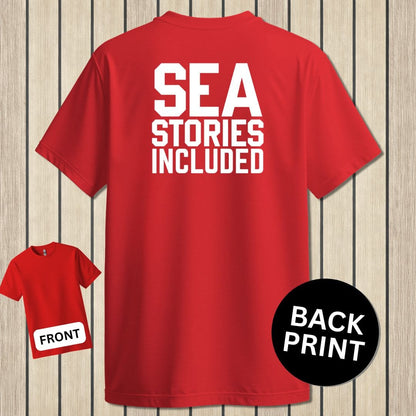 NavyHumor Classic Tee Red / S Sea Stories Included