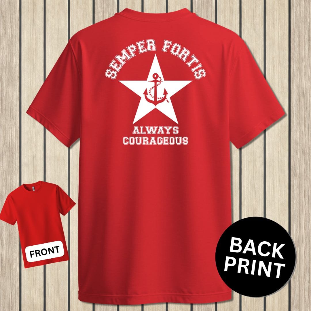 NavyHumor Classic Tee Red / S Semper Fortis