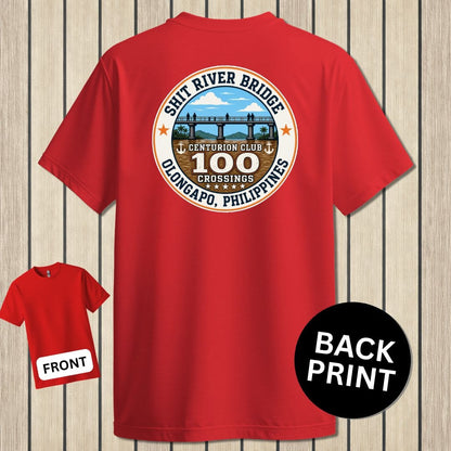 NavyHumor Classic Tee Red / S Shit River Bridge Centurion Club