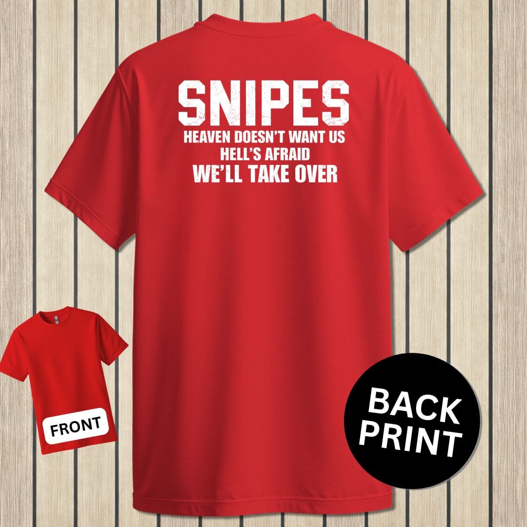 NavyHumor Classic Tee Red / S Snipes - Hell's Afraid