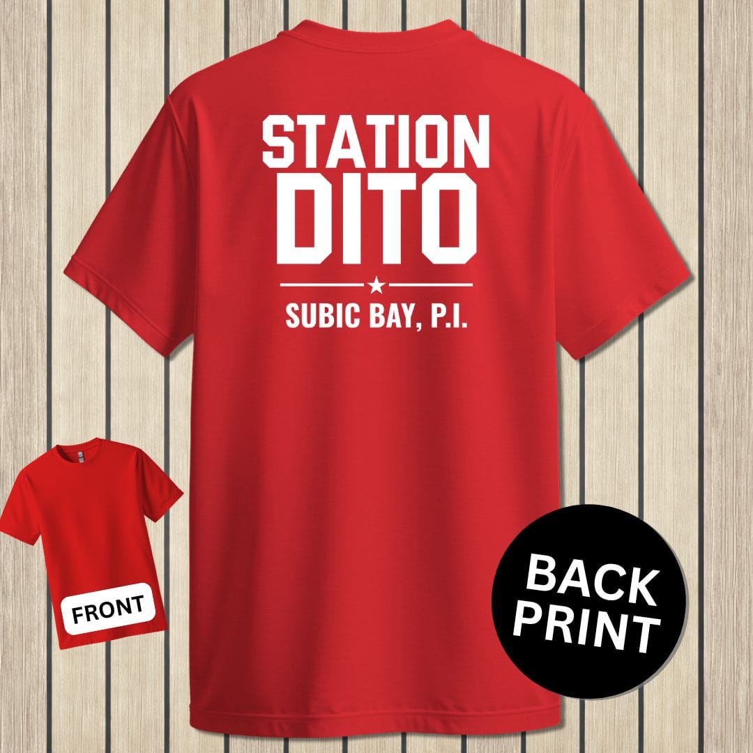 NavyHumor Classic Tee Red / S Station Dito - Subic Bay