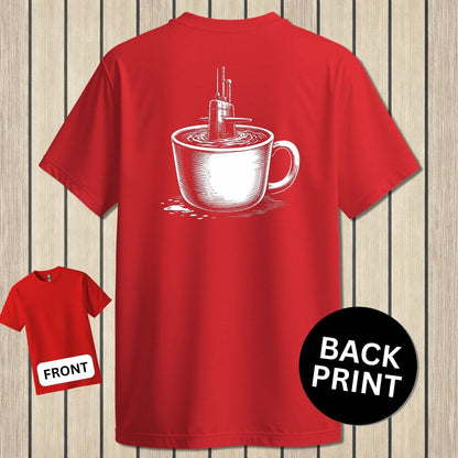 NavyHumor Classic Tee Red / S Sub In A Cup
