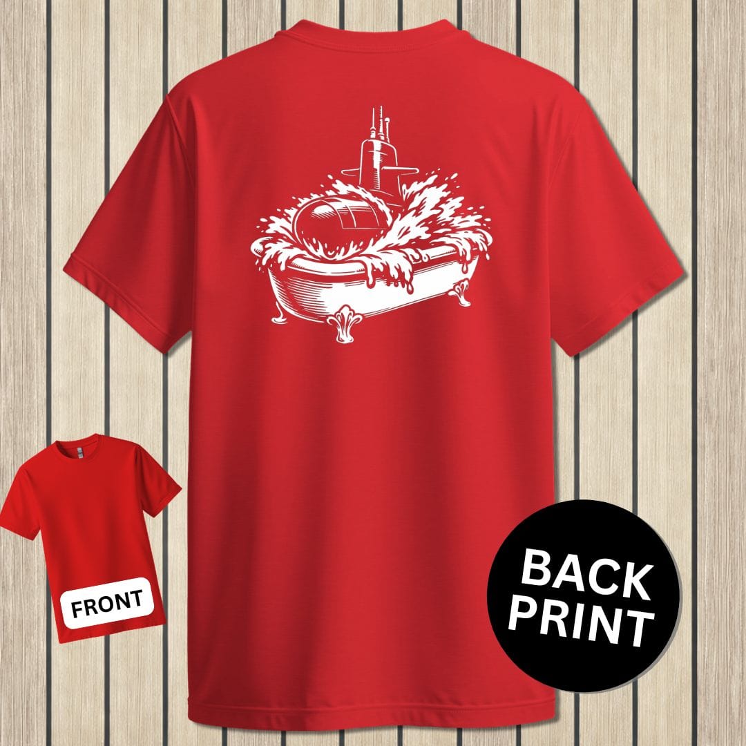 NavyHumor Classic Tee Red / S Sub In A Tub