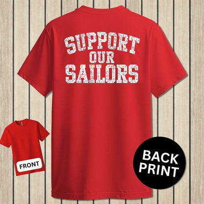 NavyHumor Classic Tee Red / S Support Our Sailors