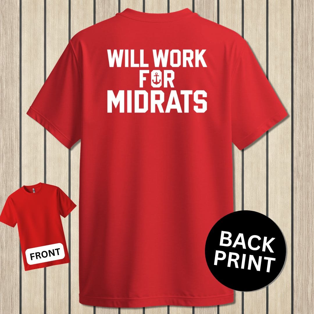 NavyHumor Classic Tee Red / S Work For Midrats
