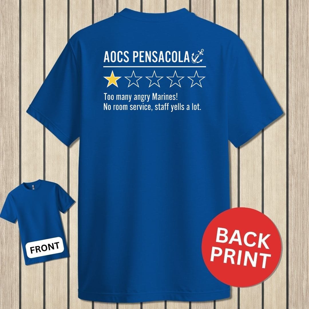 NavyHumor Classic Tee Royal Blue / S AOCS Pensacola Review