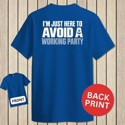 NavyHumor Classic Tee Royal Blue / S Avoid A Working Party