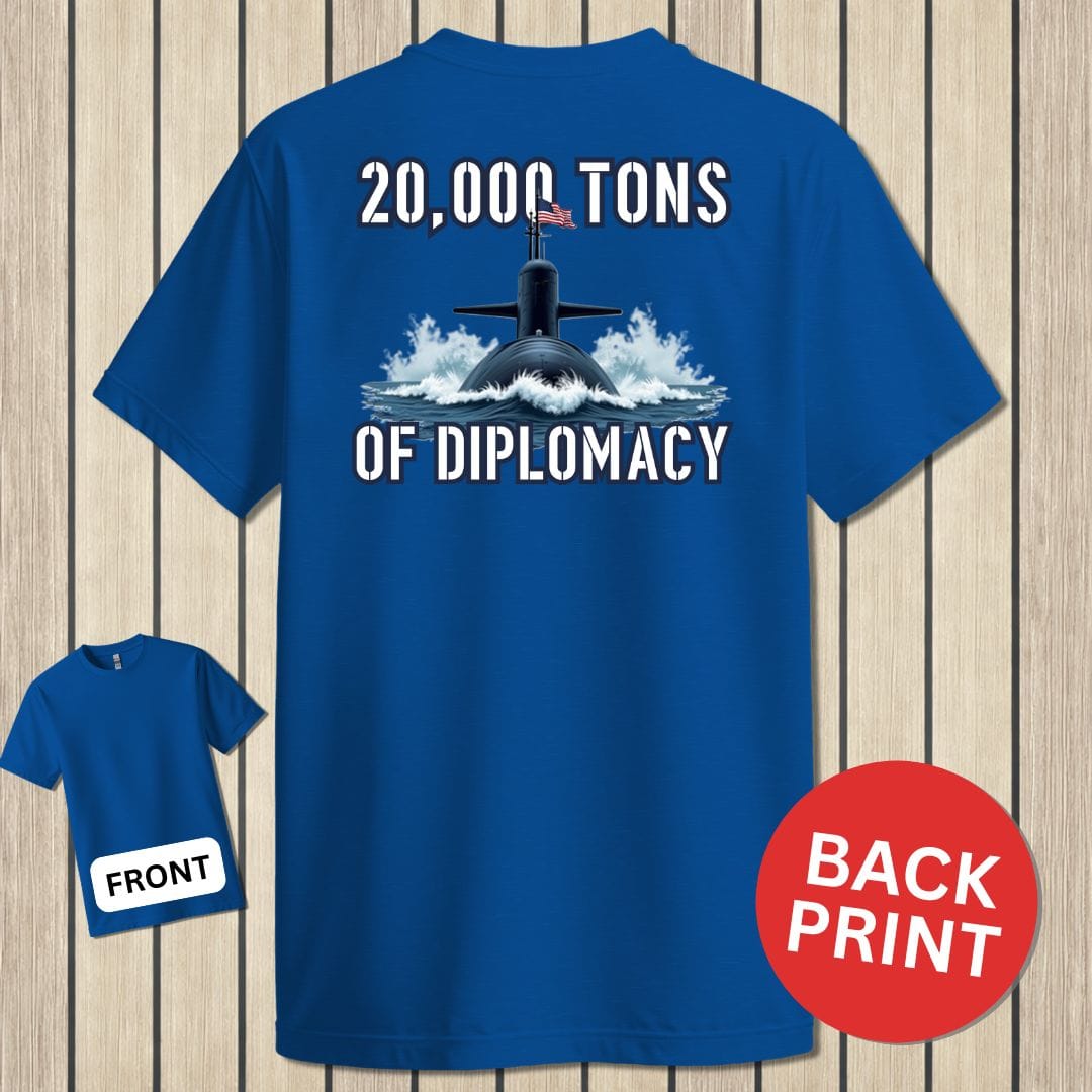 NavyHumor Classic Tee Royal Blue / S Ballistic Diplomacy