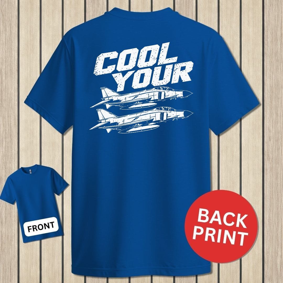 NavyHumor Classic Tee Royal Blue / S Cool Your Jets