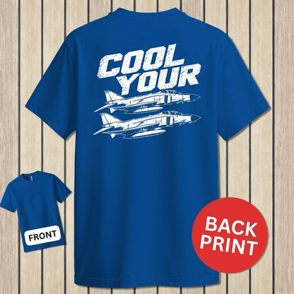 NavyHumor Classic Tee Royal Blue / S Cool Your Jets