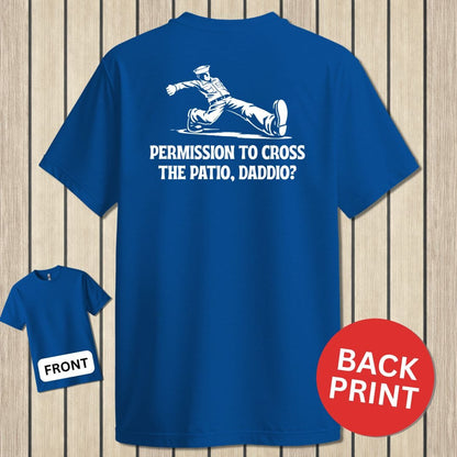 NavyHumor Classic Tee Royal Blue / S Cross the Patio, Daddio