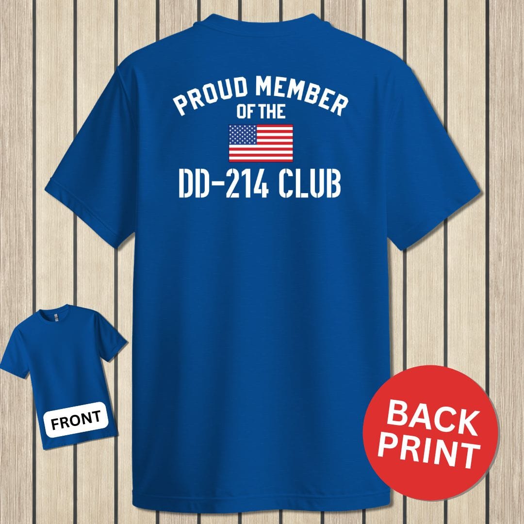 NavyHumor Classic Tee Royal Blue / S DD-214 Club