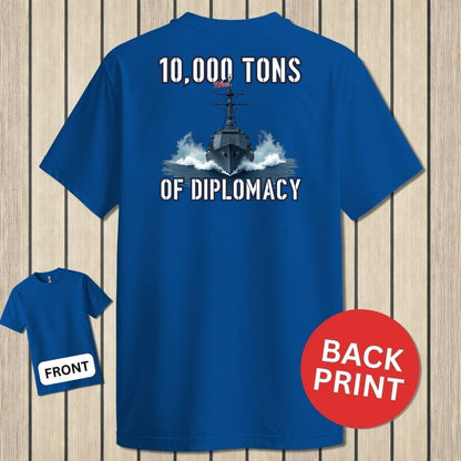 NavyHumor Classic Tee Royal Blue / S Destroyer Diplomacy