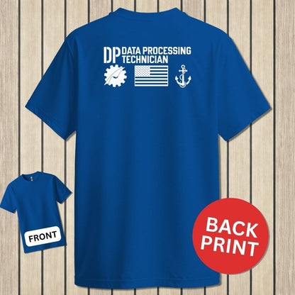NavyHumor Classic Tee Royal Blue / S DP - Flag & Anchor