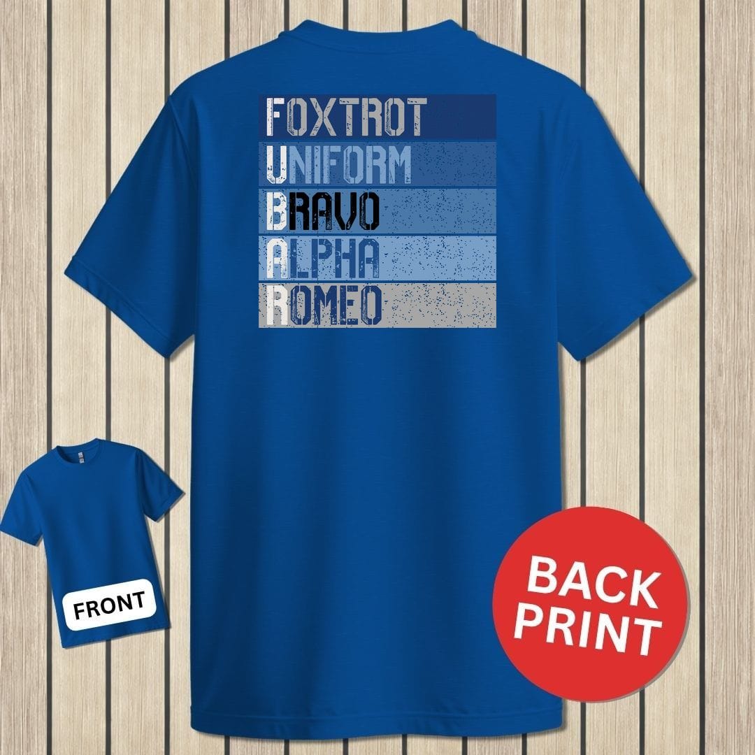 NavyHumor Classic Tee Royal Blue / S FUBAR Blues