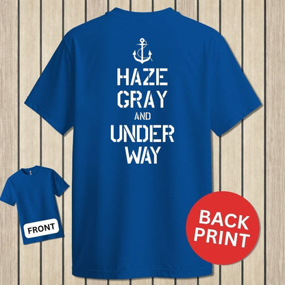 NavyHumor Classic Tee Royal Blue / S Haze Gray and Under Way