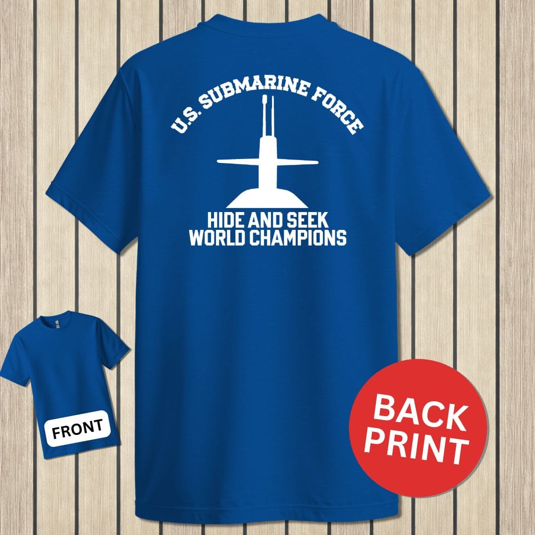 NavyHumor Classic Tee Royal Blue / S Hide & Seek Champions