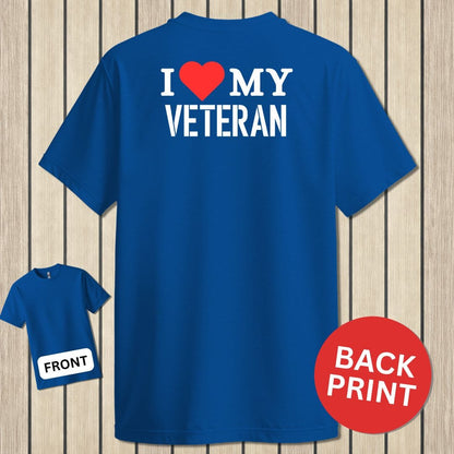 NavyHumor Classic Tee Royal Blue / S I Love My Veteran