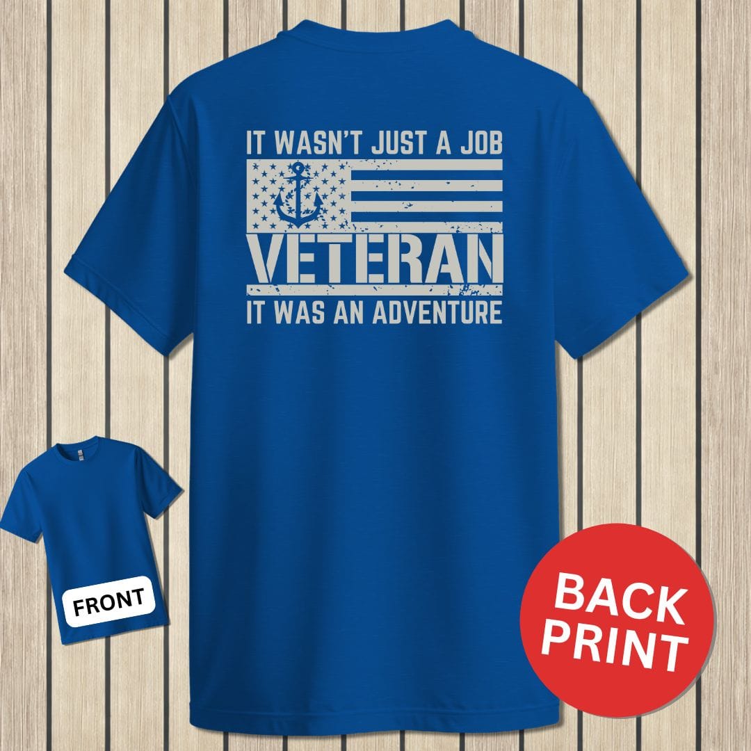 NavyHumor Classic Tee Royal Blue / S It Wasn't Just A Job