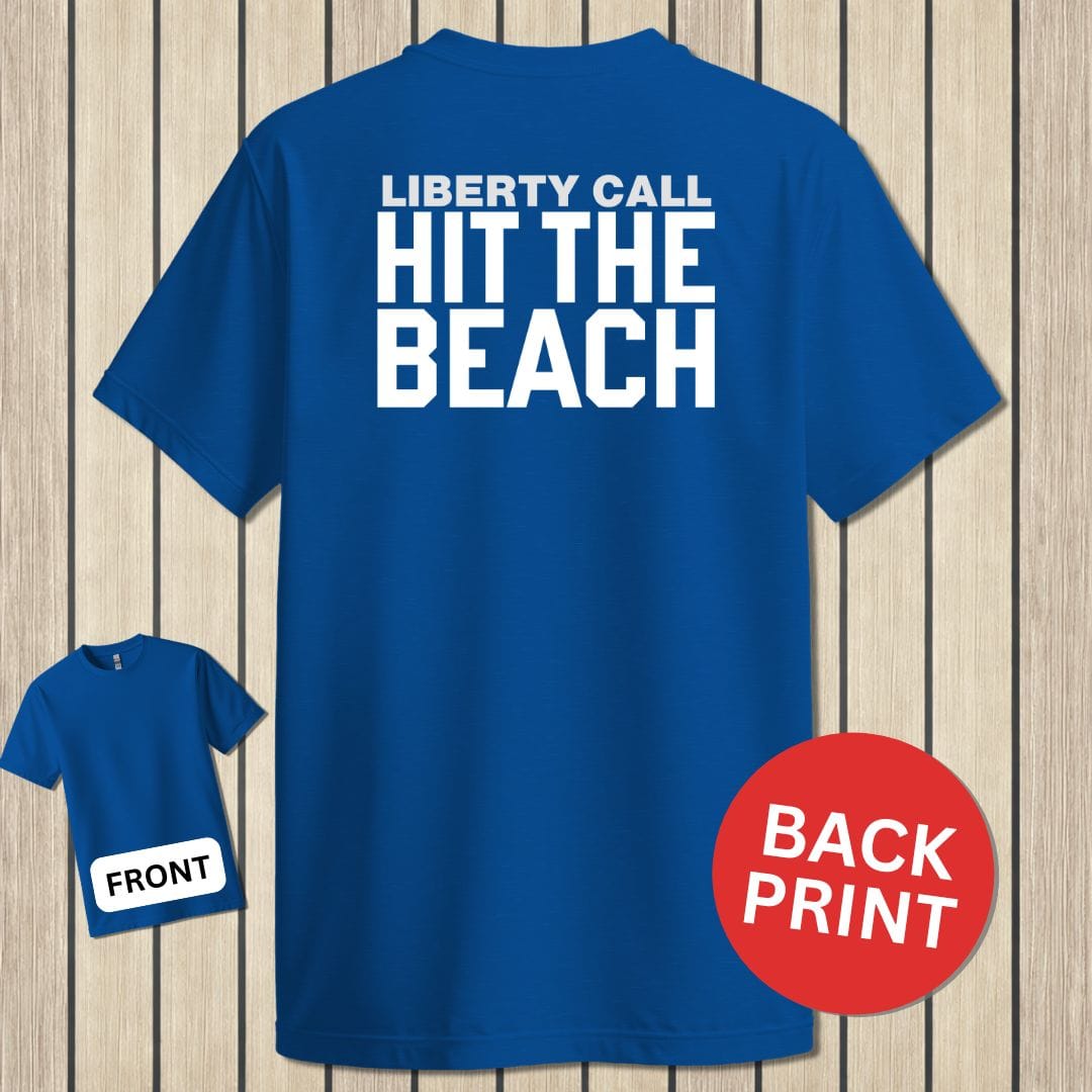 NavyHumor Classic Tee Royal Blue / S Liberty Call - Hit The Beach