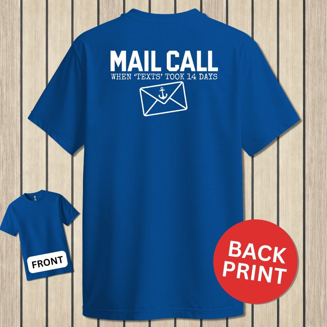 NavyHumor Classic Tee Royal Blue / S Mail Call