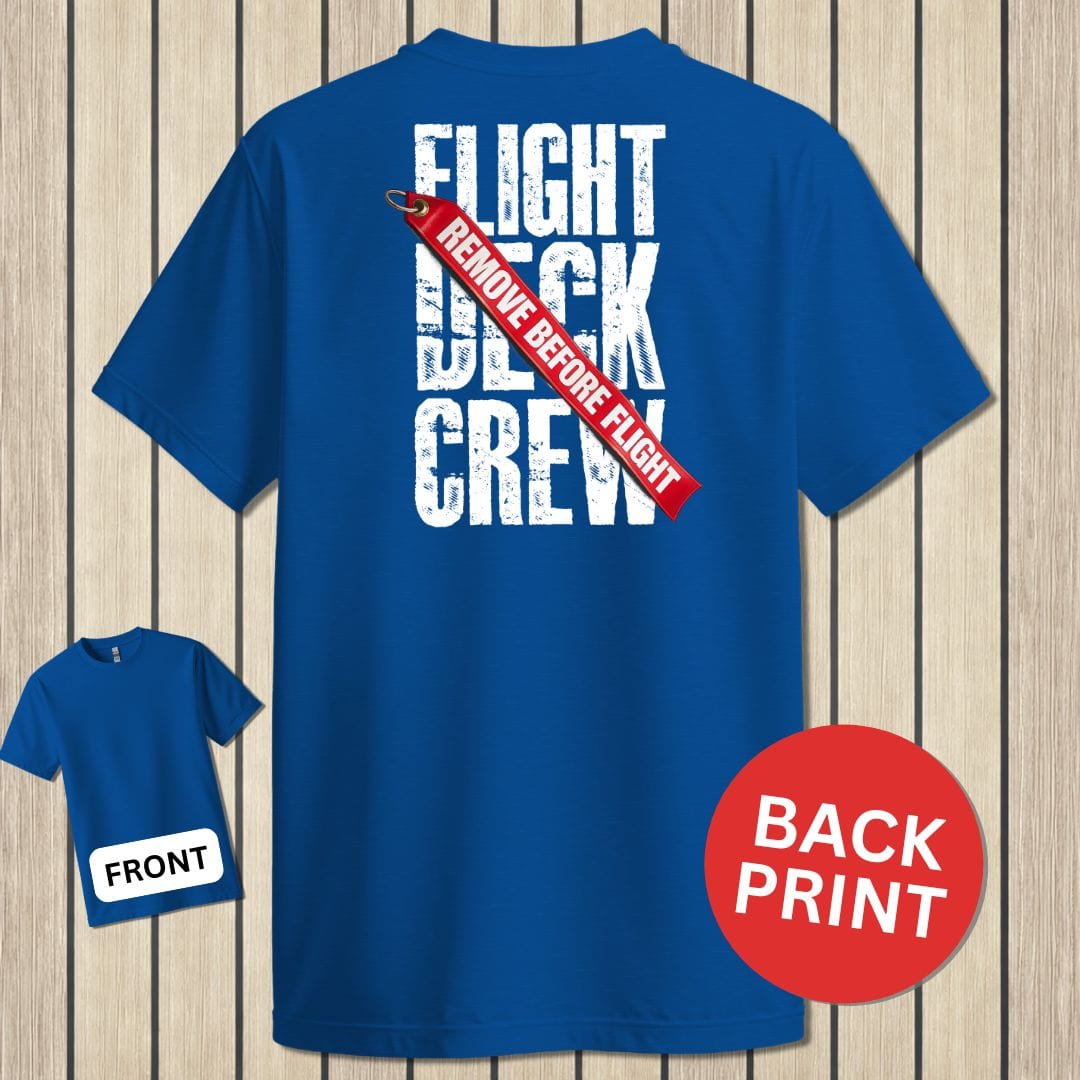 NavyHumor Classic Tee Royal Blue / S Remove Before Flight