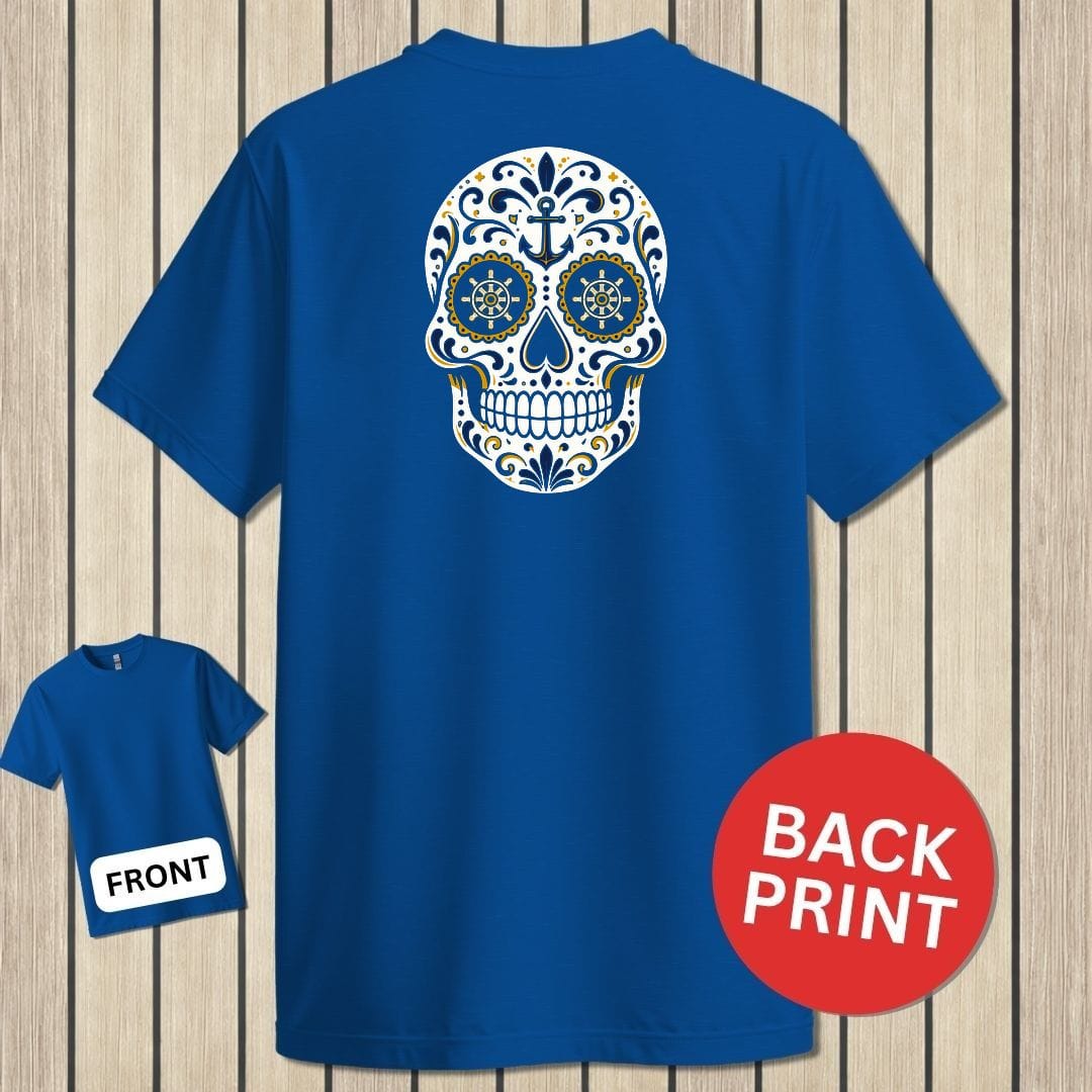 NavyHumor Classic Tee Royal Blue / S Sailor Sugar Skull