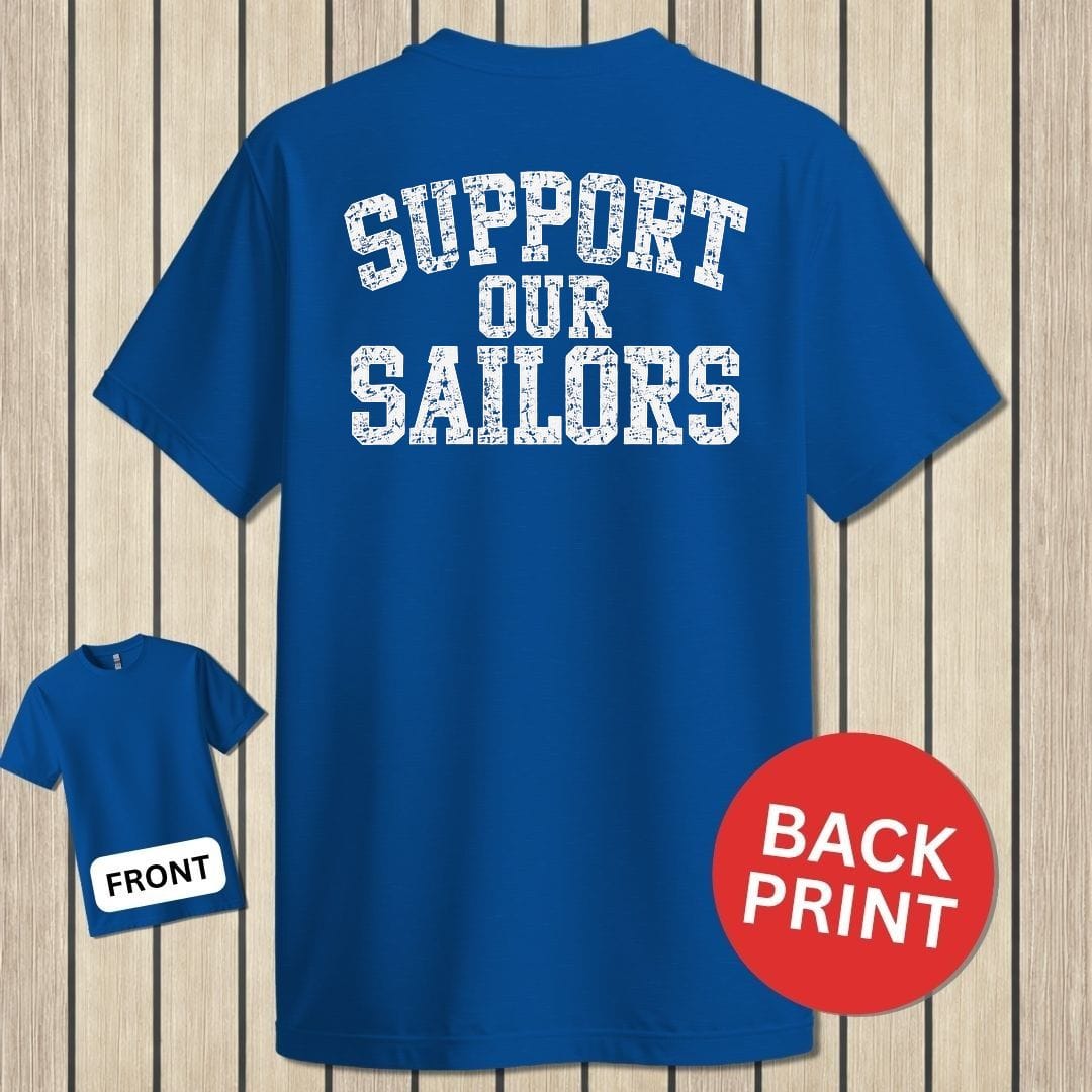 NavyHumor Classic Tee Royal Blue / S Support Our Sailors