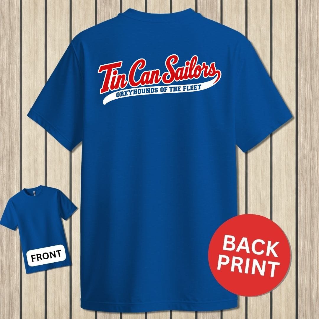 NavyHumor Classic Tee Royal Blue / S Tin Can Sailors - Greyhounds of the Fleet