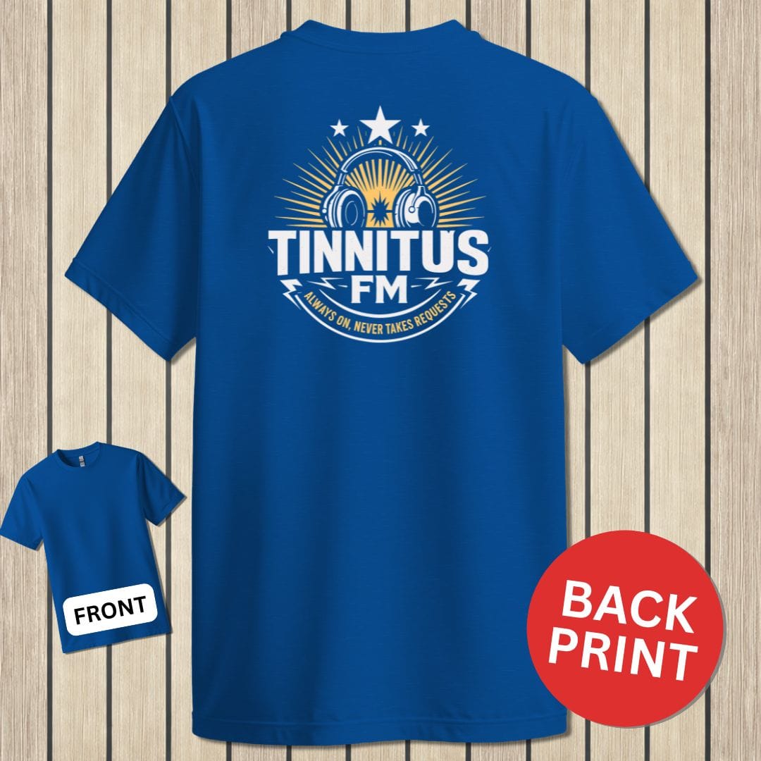 NavyHumor Classic Tee Royal Blue / S Tinnitus FM