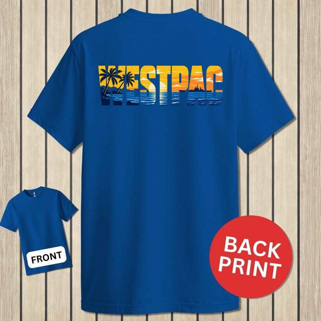 NavyHumor Classic Tee Royal Blue / S WESTPAC Sunset