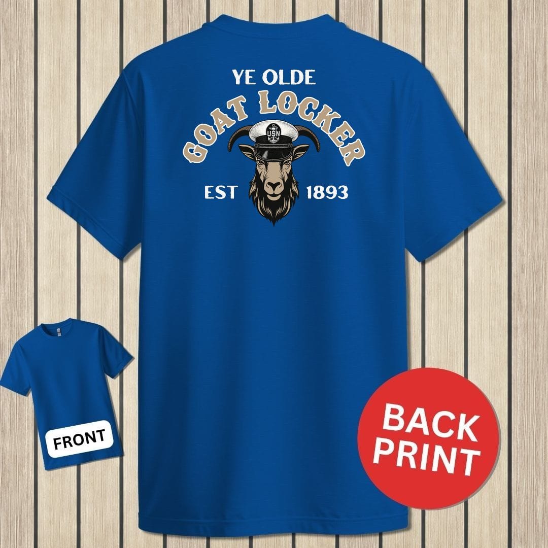 NavyHumor Classic Tee Royal Blue / S Ye Olde Goat Locker