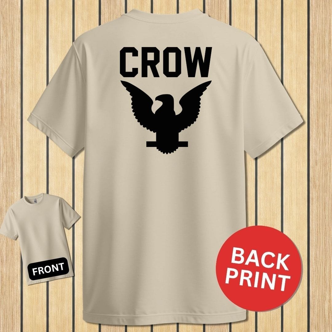 NavyHumor Classic Tee Sand / S Crow Crow