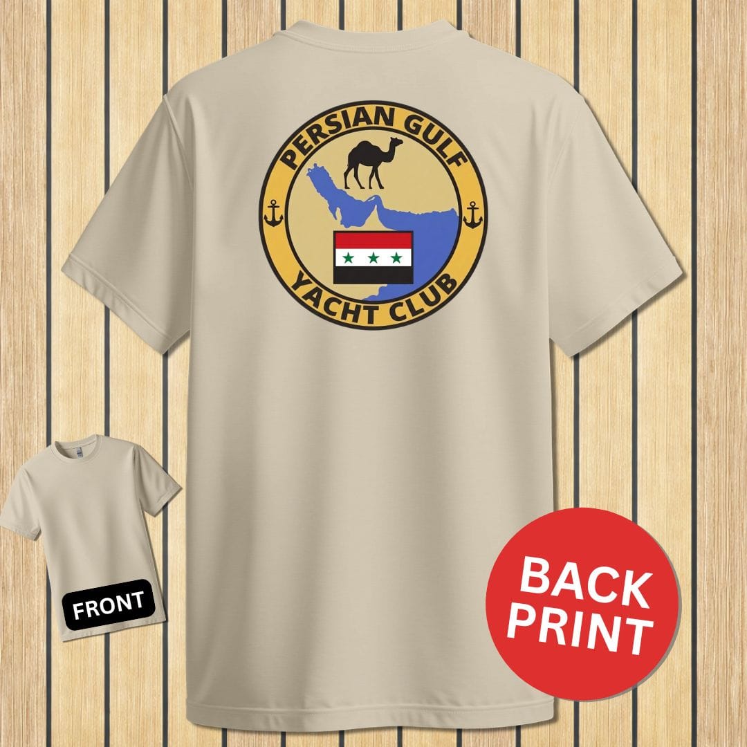NavyHumor Classic Tee Sand / S Persian Gulf Yacht Club
