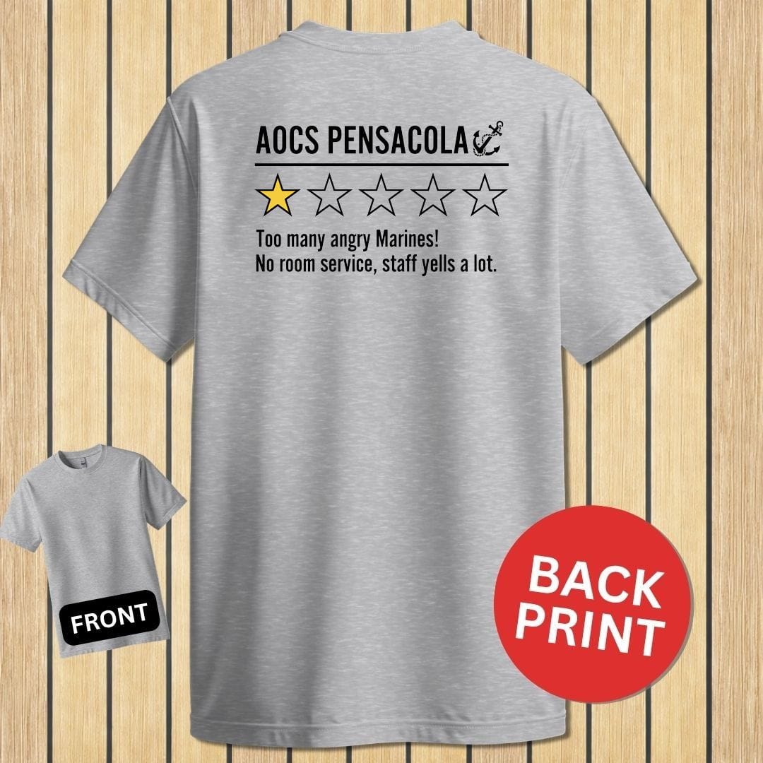 NavyHumor Classic Tee Sport Grey / S AOCS Pensacola Review