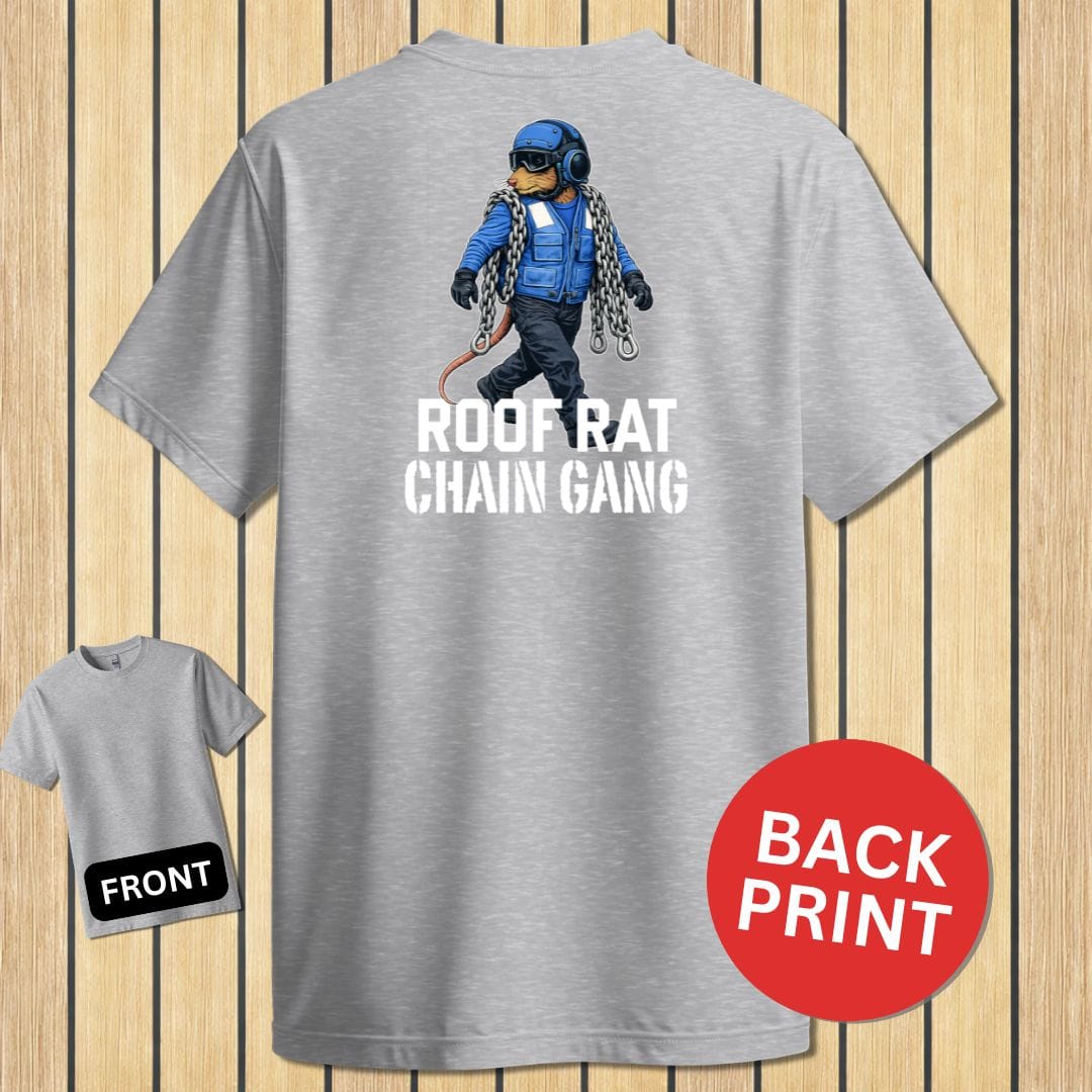NavyHumor Classic Tee Sport Grey / S Blue Roof Rat - Chain Gang
