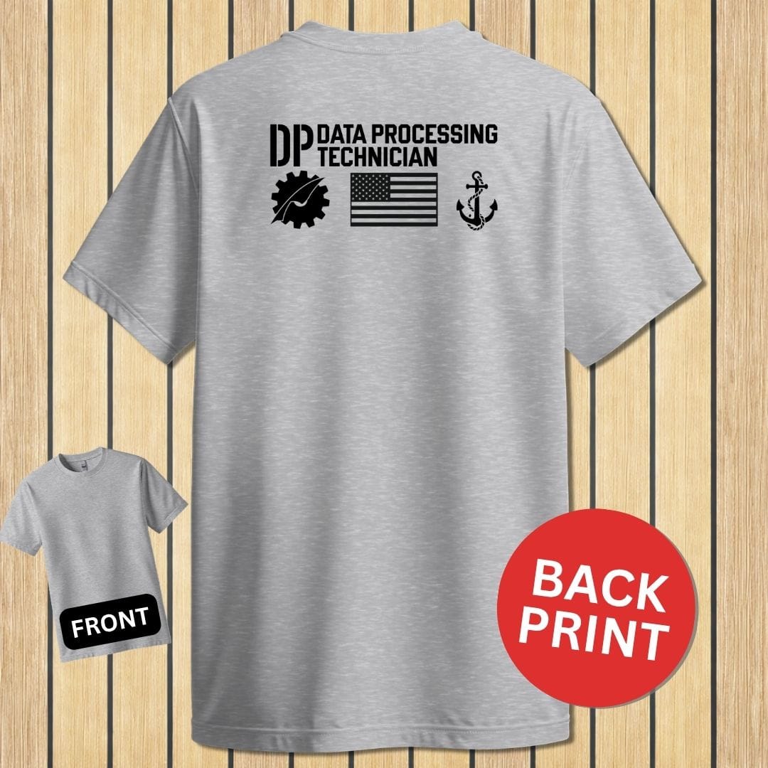 NavyHumor Classic Tee Sport Grey / S DP - Flag & Anchor