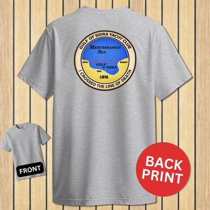 NavyHumor Classic Tee Sport Grey / S Gulf of Sidra Yacht Club - Line of Death
