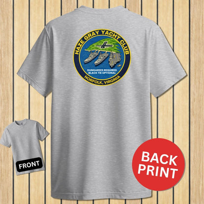 NavyHumor Classic Tee Sport Grey / S Haze Gray Yacht Club - Norfolk