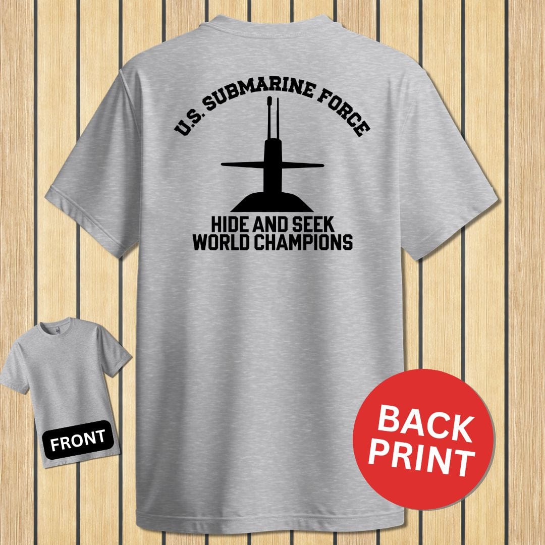 NavyHumor Classic Tee Sport Grey / S Hide & Seek Champions