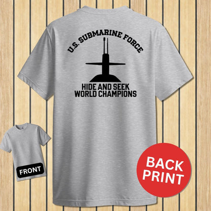 NavyHumor Classic Tee Sport Grey / S Hide & Seek Champions