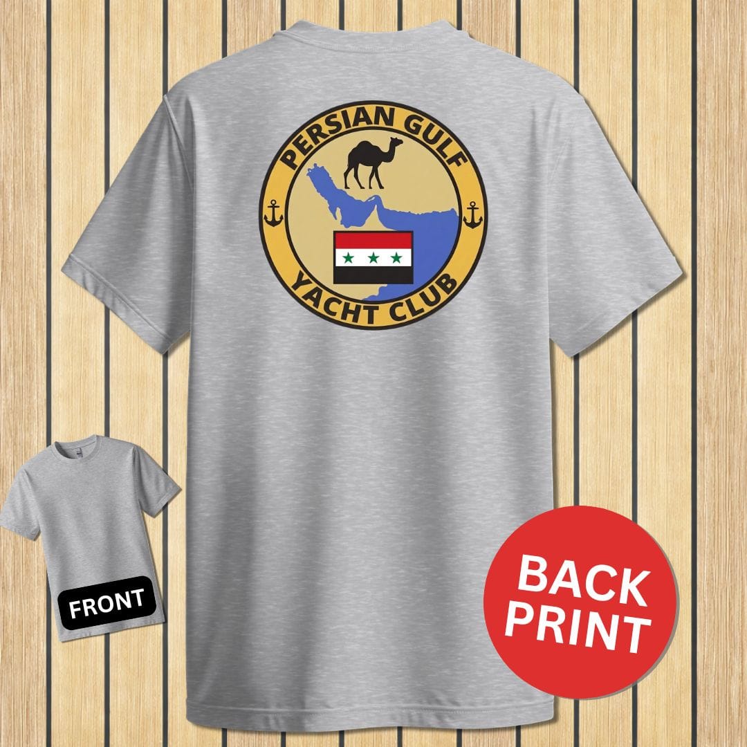 NavyHumor Classic Tee Sport Grey / S Persian Gulf Yacht Club