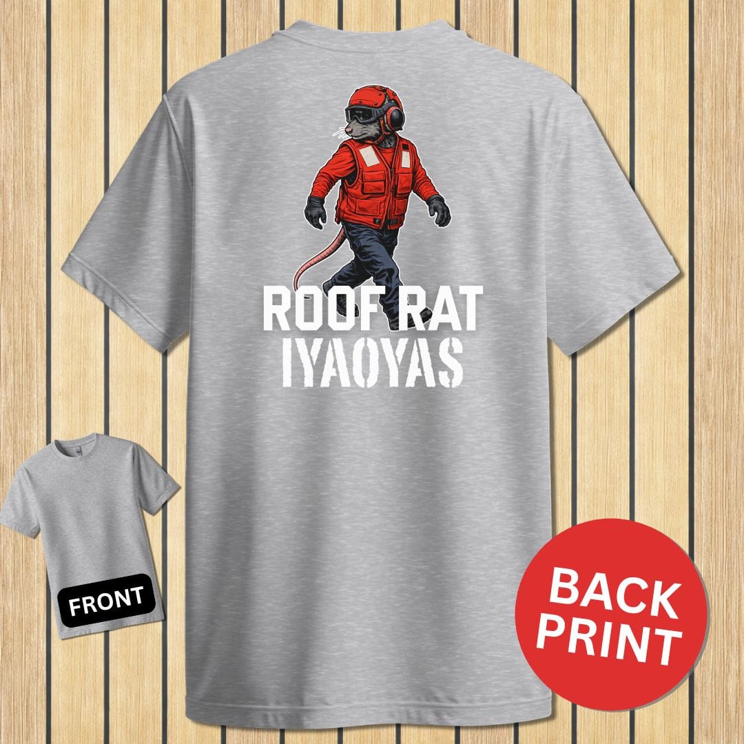 NavyHumor Classic Tee Sport Grey / S Roof Rat - Red