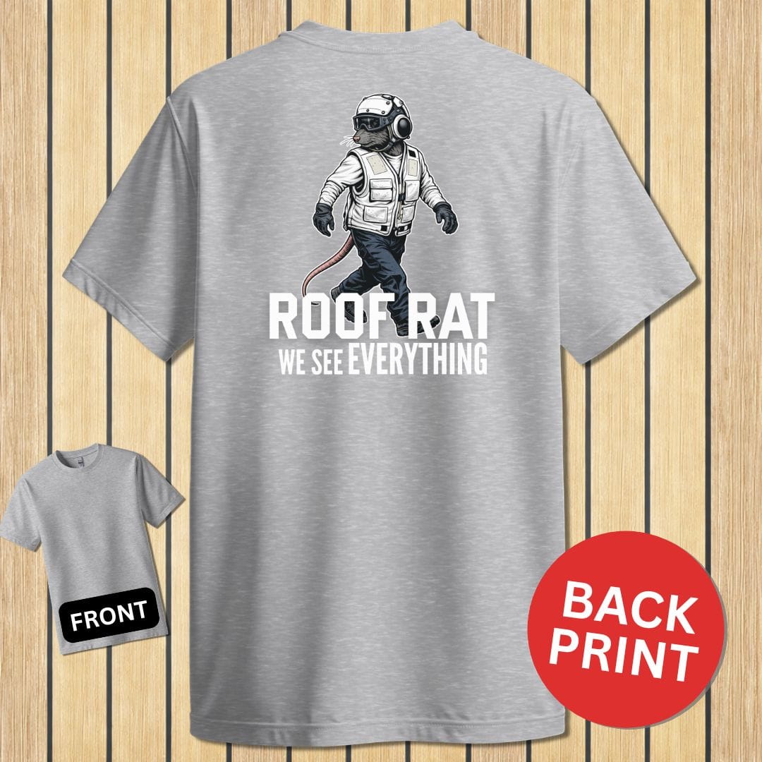 NavyHumor Classic Tee Sport Grey / S Roof Rat - White