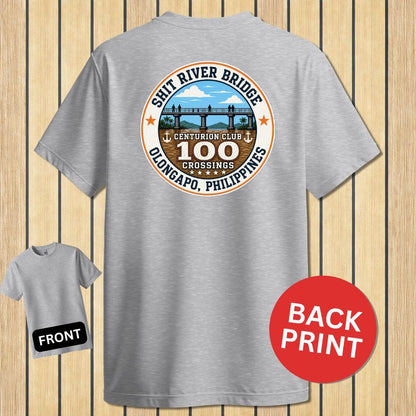 NavyHumor Classic Tee Sport Grey / S Shit River Bridge Centurion Club